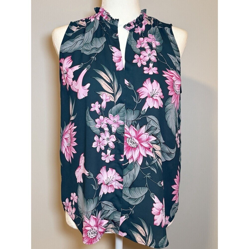 Ann Taylor Loft Floral Blouse Women’s Size Small